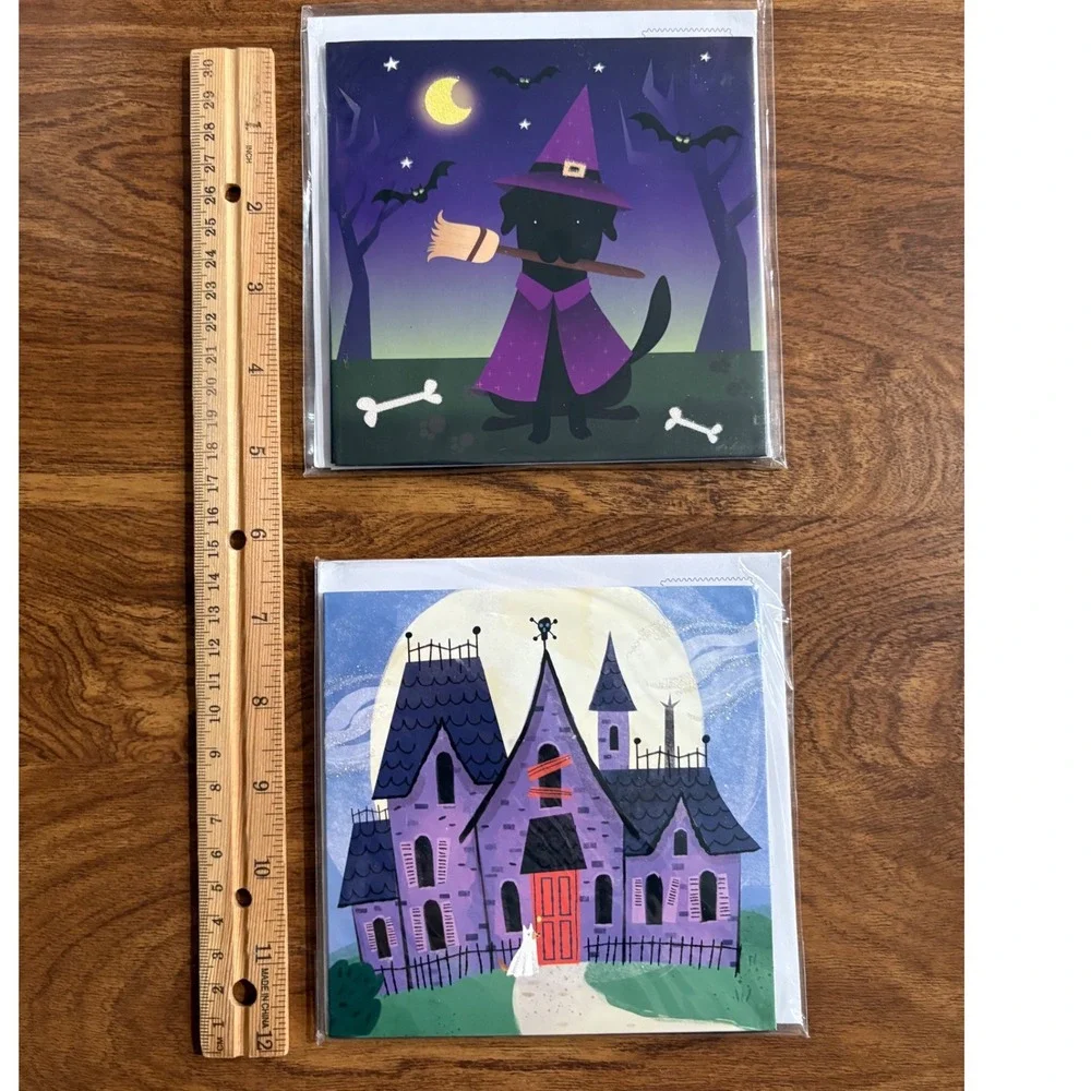 2 Up With Paper Treasures Pop‎ Up Greeting Card Howloween Dogs Halloween Card